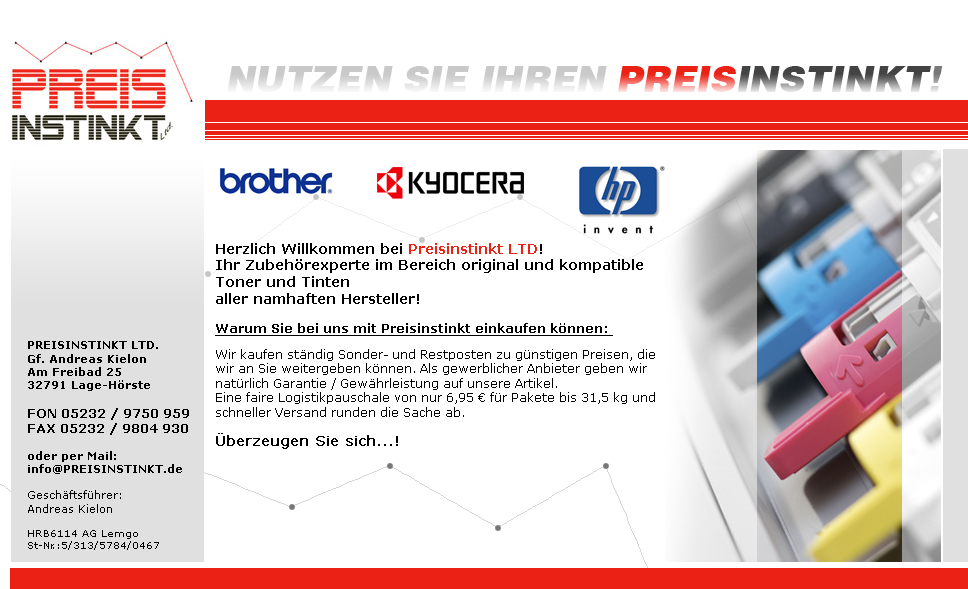 Herzlich Willkommen bei Preisinstinkt!